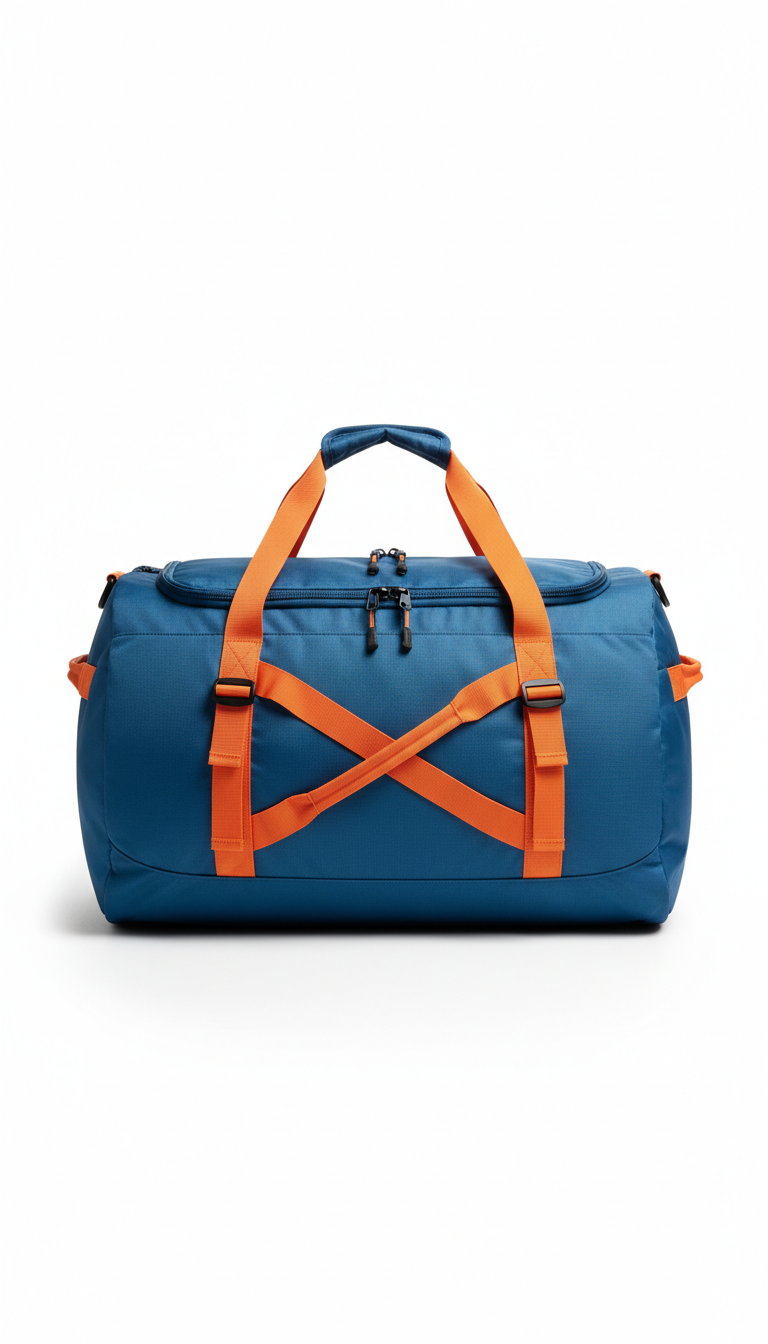 Performance Duffel Bag Orange Straps